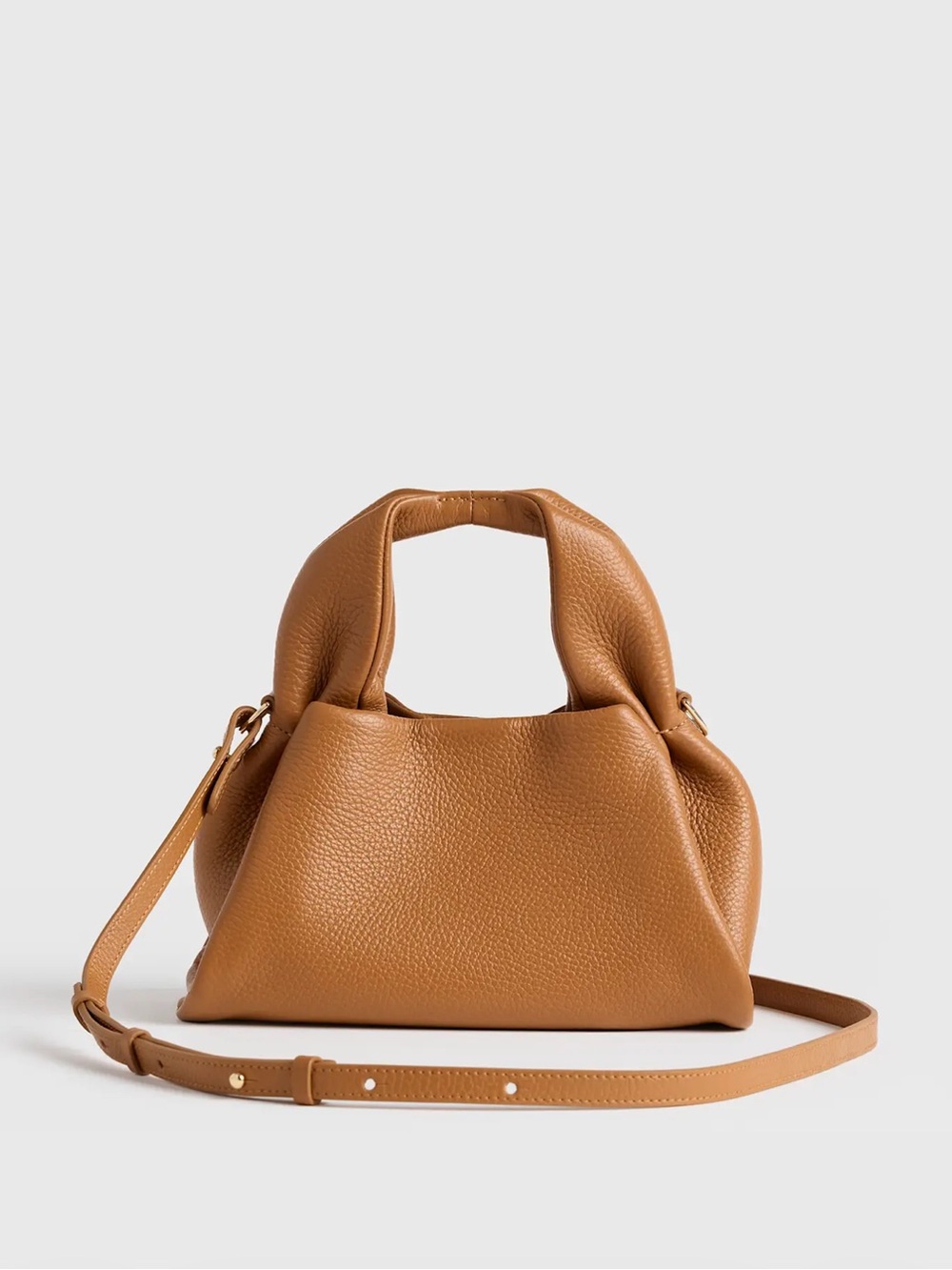 Quince Italian Leather Trapeze Crossbody